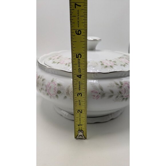 Sheffield Classic 501 Japan Covered Vegetable Serving Dish Bowl Floral Design - Picture 12 of 16